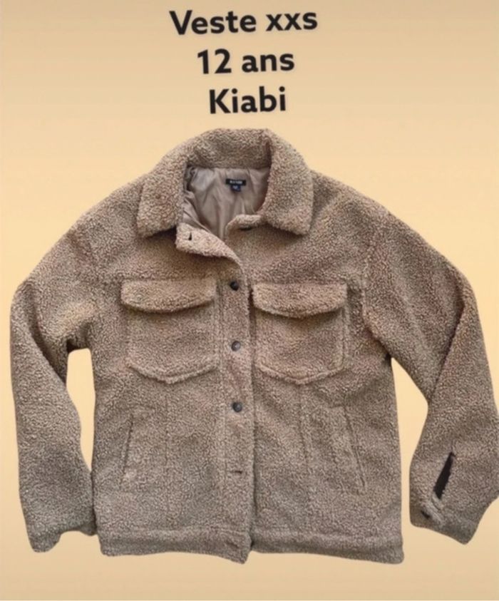 Veste moumoute 12 ans Kiabi