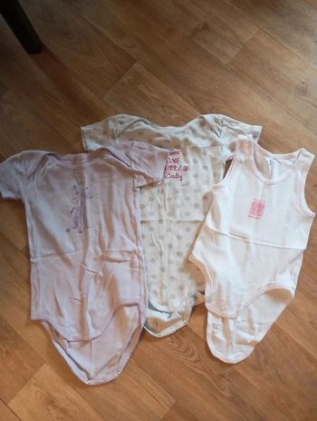 Lot de 3 Bodies fille 36 mois