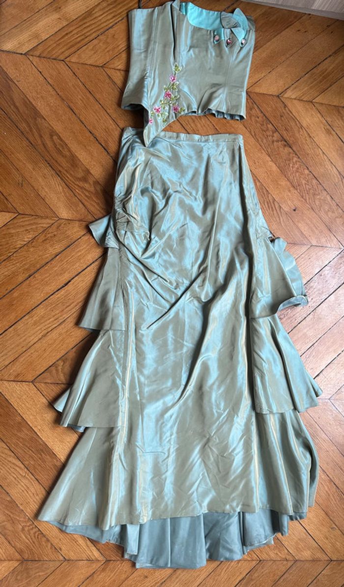 Sublime ensemble de soirée Claudine Elbaz couture Taille 38 (650€ en boutique) - photo numéro 2