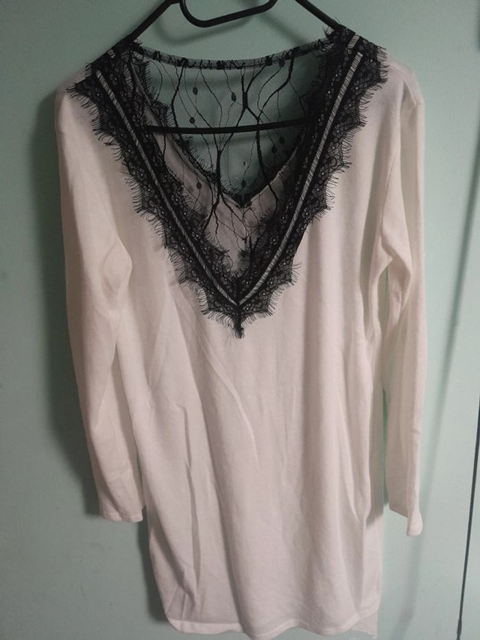 Robe blanche taille m - photo numéro 2