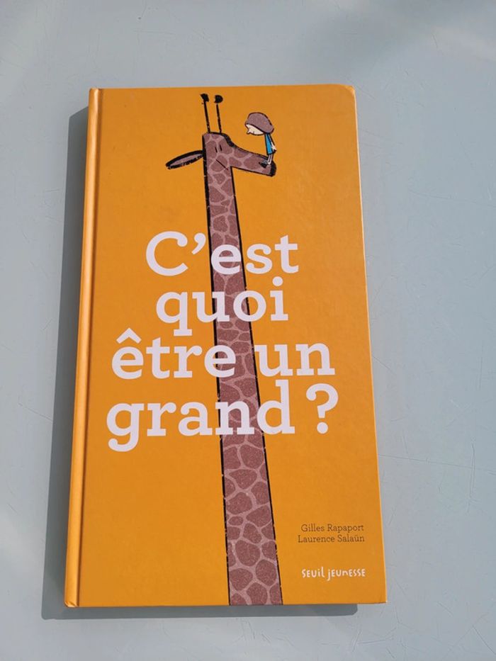 Joli grand livre 🦒 C'est quoi être grand ? (35) - photo numéro 2