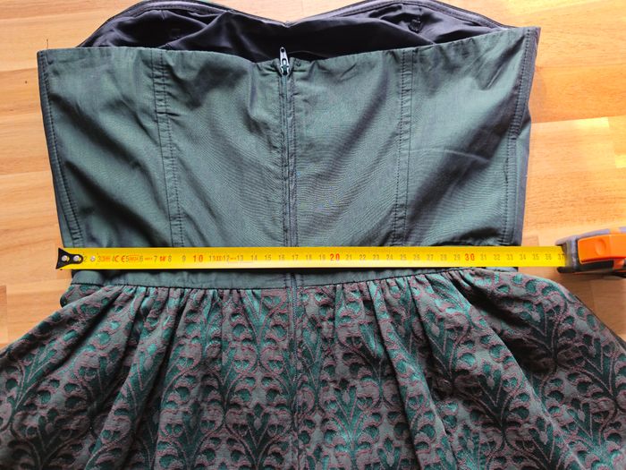 Robe bustier verte Naf Naf taille 38 - photo numéro 8
