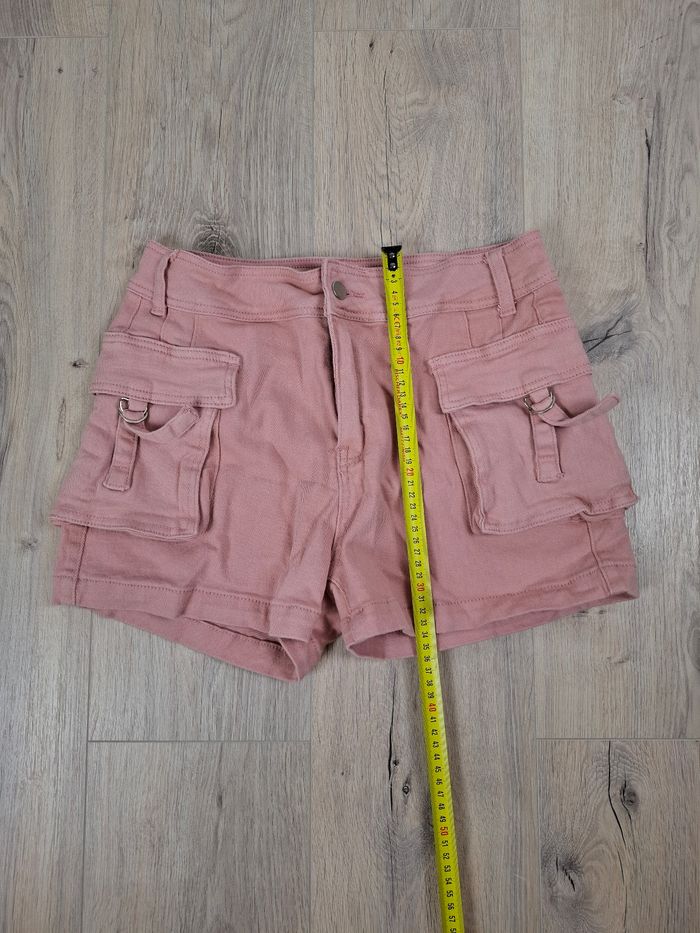 Short Femme – Cargo Rose – Taille M – Coton - photo numéro 5