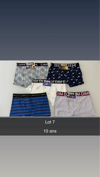 Lot boxer Dim - neuf 