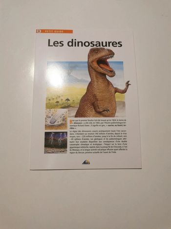Petit guide Les Dinosaures