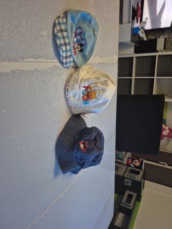 Lot de 3 chapeaux Disney Mickey et winnie