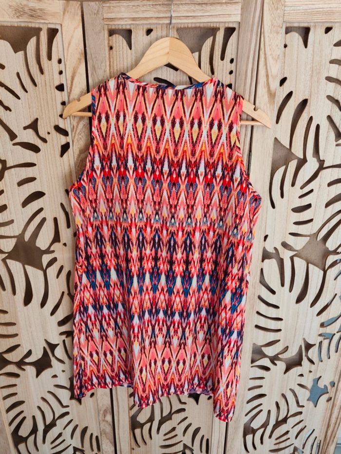 Tunique longue ou robe courte à motif coloré Kaylla Paris - photo numéro 10