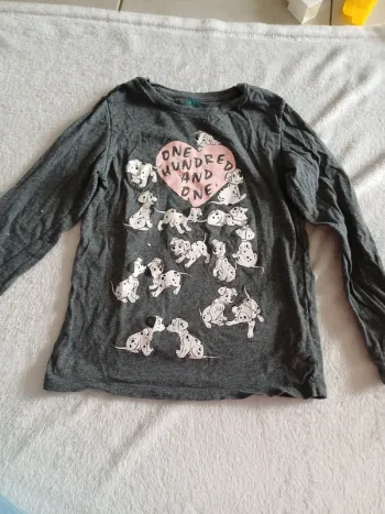 T-shirt gris 101 dalmatiens