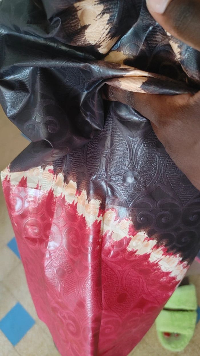 Robe boubou africaine sénégalaise bazin riche wax batik - photo numéro 4