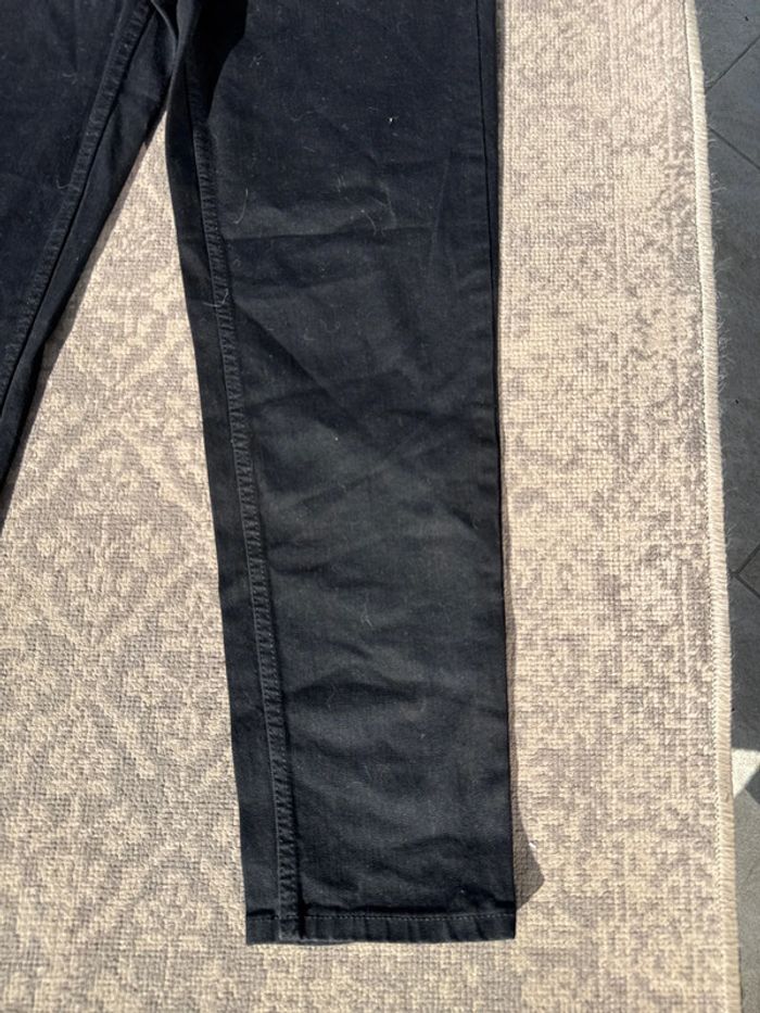 Jean noir - Calvin Klein femme slim- taille haute T28 - photo numéro 2