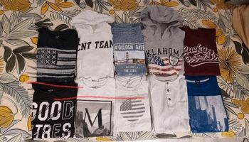 Lot de 10 tee-shirts manches longues garçon