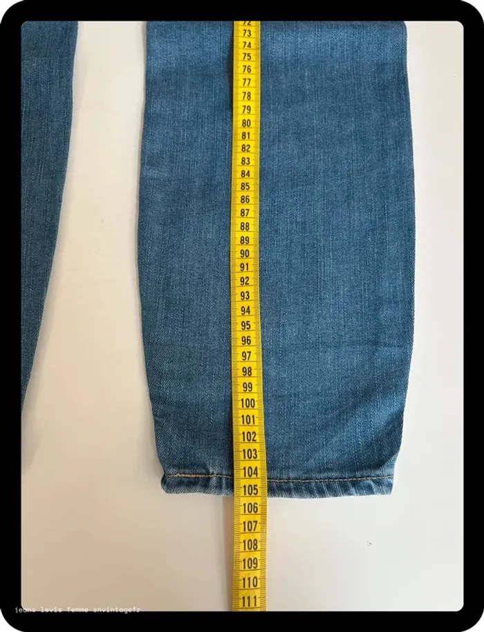 Jean Levi's Signature Femme Mid Rise Skinny Bleu | 22M FR52 | Très Bon État | BP90 - photo numéro 7
