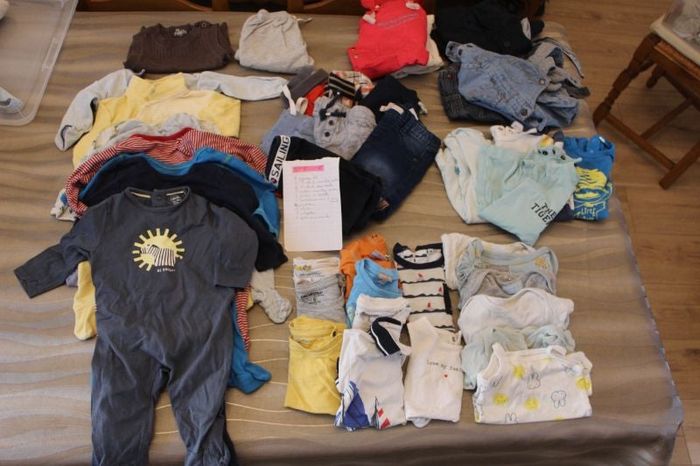 lot vêtements 6 mois été