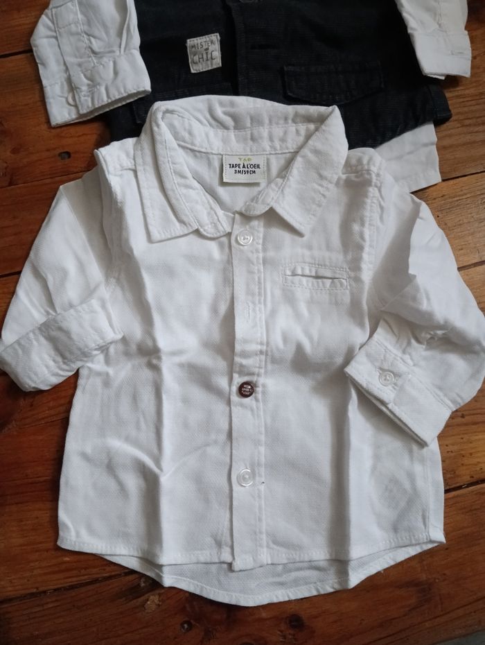 3 chemises, 1 gilet - photo numéro 2