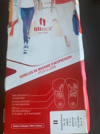 Lilisol semelles amincissantes T38/40