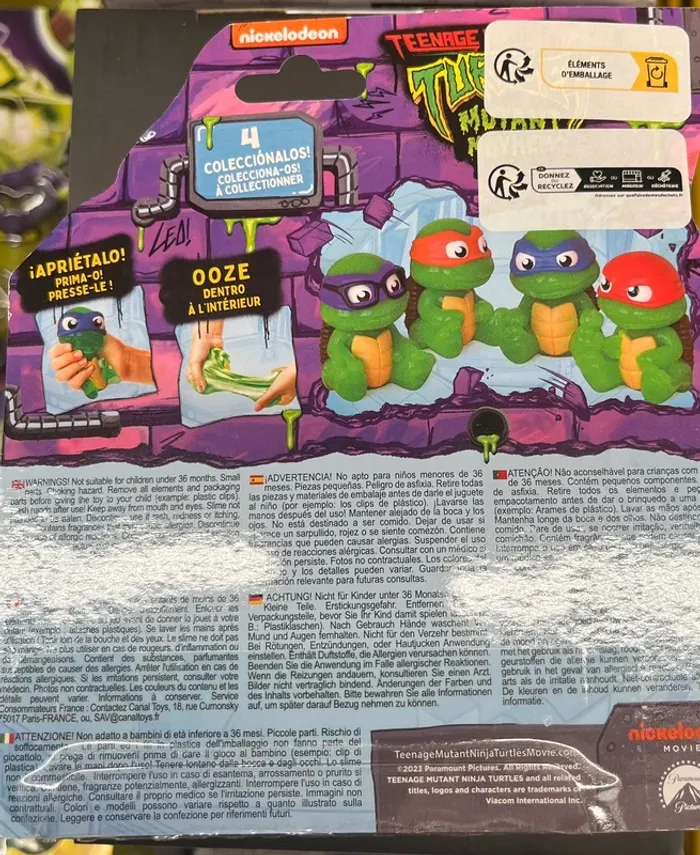 Jouet Tortue Ninja slim neuf - photo numéro 2