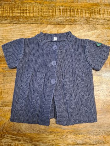 Gilet cardigan 12 18 mois 80cm
