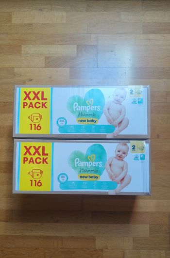 2 xxl packs Pampers harmonie taille 2