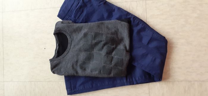 Un pantalon slim et tricot  fille  12ans