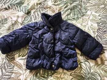 Manteau fille bleu