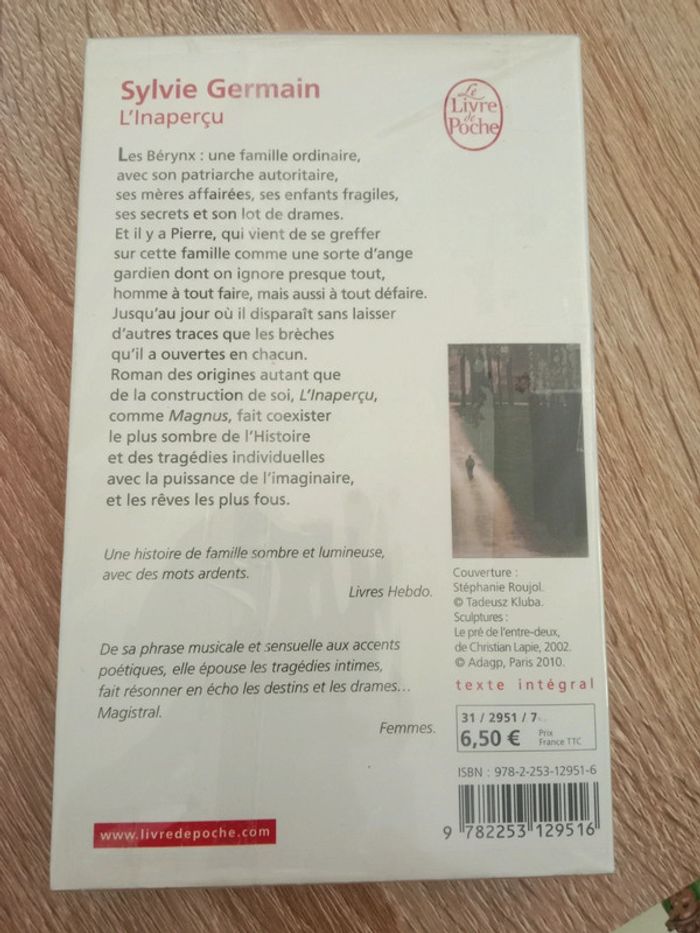 * Sylvie Germain - L'inaperçu - photo numéro 2