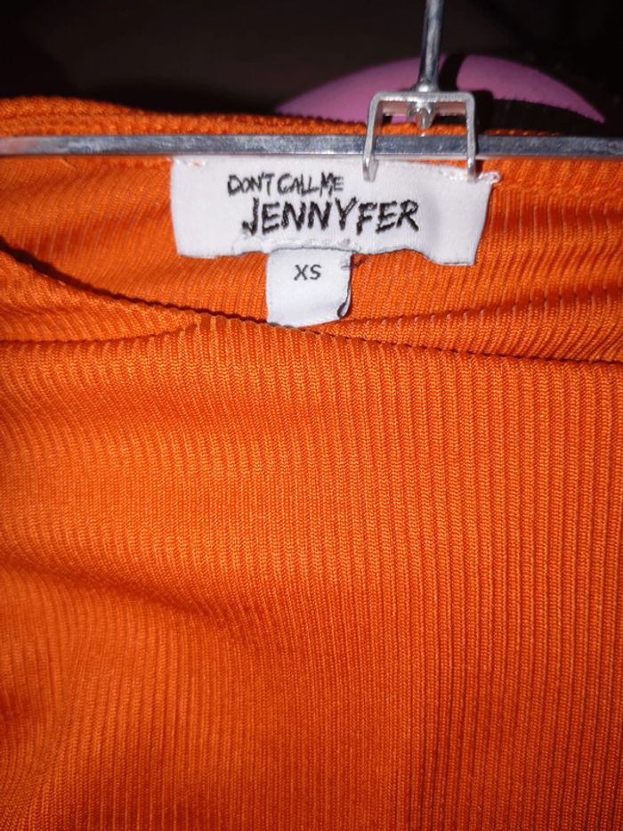 Débardeur couleur orange taille XS - photo numéro 3