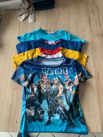 Lot 4 t-shirt garçon 8ans