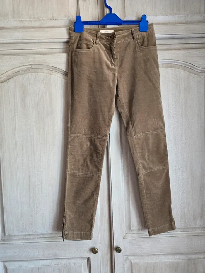 Pantalon velours sessun taille 38 patt garett