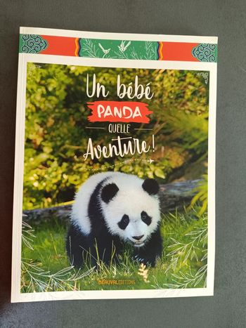 Livre un bébé panda quelle aventure ! Beauval