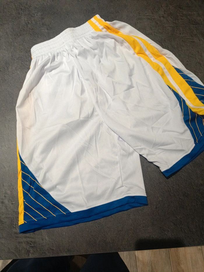 Tenue NBA golden state warriors Stephen Curry blanc. T.L - photo numéro 3