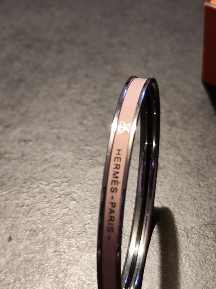 Bracelet  hermes rose - photo numéro 3