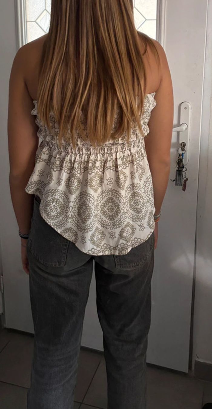 Top sans manche léger motifs taille s /36 - photo numéro 2