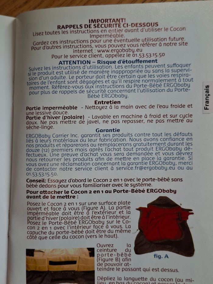 Cocoon hiver ergobaby 2 en 1 - photo numéro 10