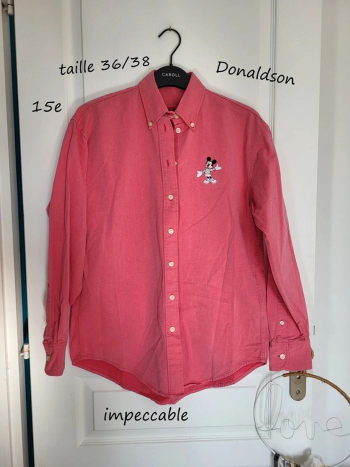 Chemise vintage ample Mickey taille 36
