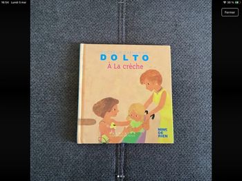 Livre docteur Catherine Dolto à la crèche