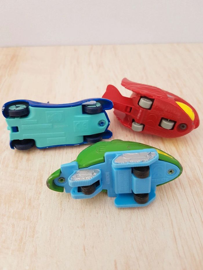 3 Véhicules métal héros PJmasks - photo numéro 4