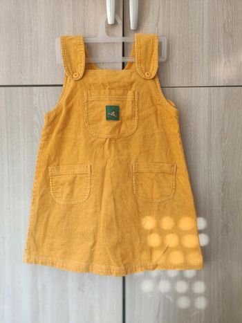 Robe salopette jaune Kiabi 6 ans