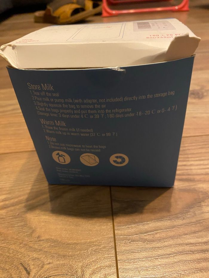 Boîte de sacs conservation pour allaitement. - photo numéro 3