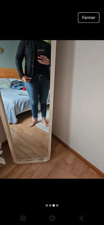 Veste blazer en coton elasthanne