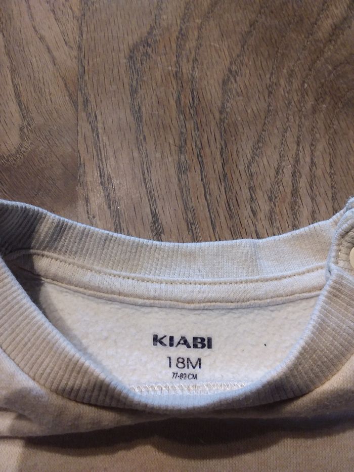 Sweat beige Kiabi - photo numéro 3