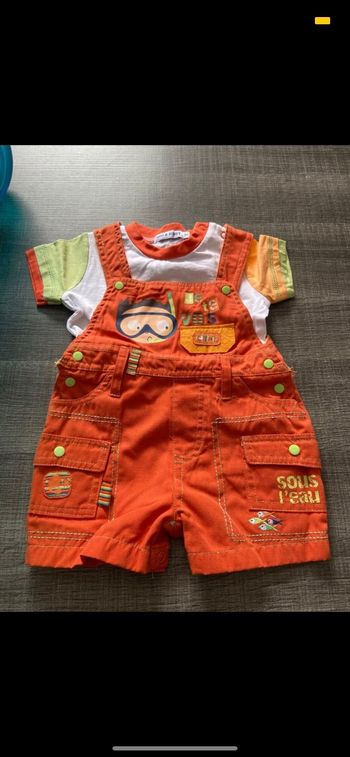 Ensemble salopette 3 mois