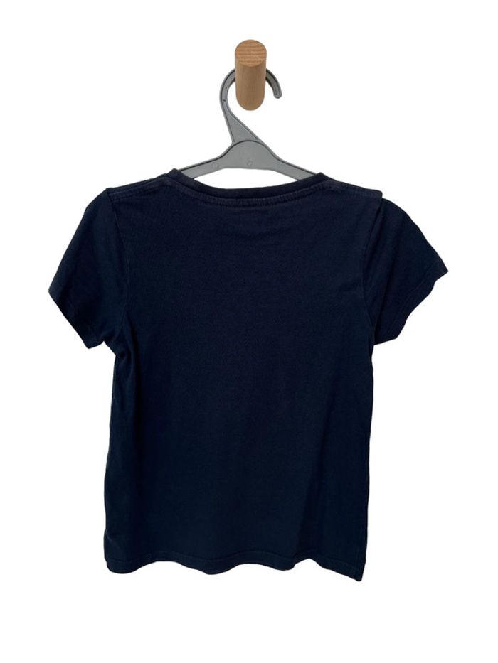 T-shirt bleu marine "Wild summer" (motif tigre) - TEX 5-6 ans - photo numéro 2