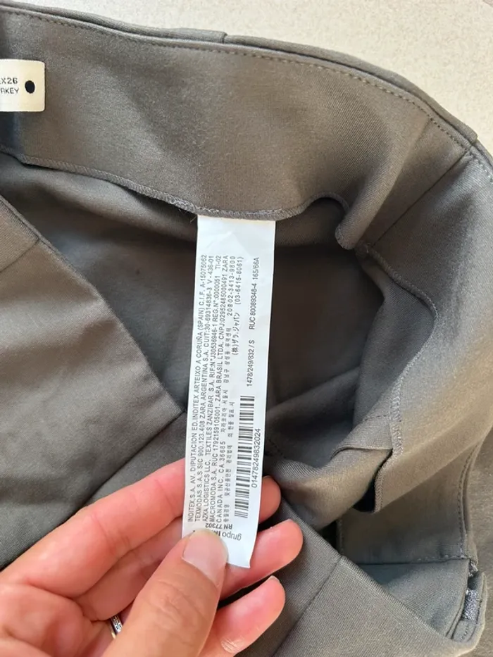 Pantalon fendu en bas Zara taille s - photo numéro 5