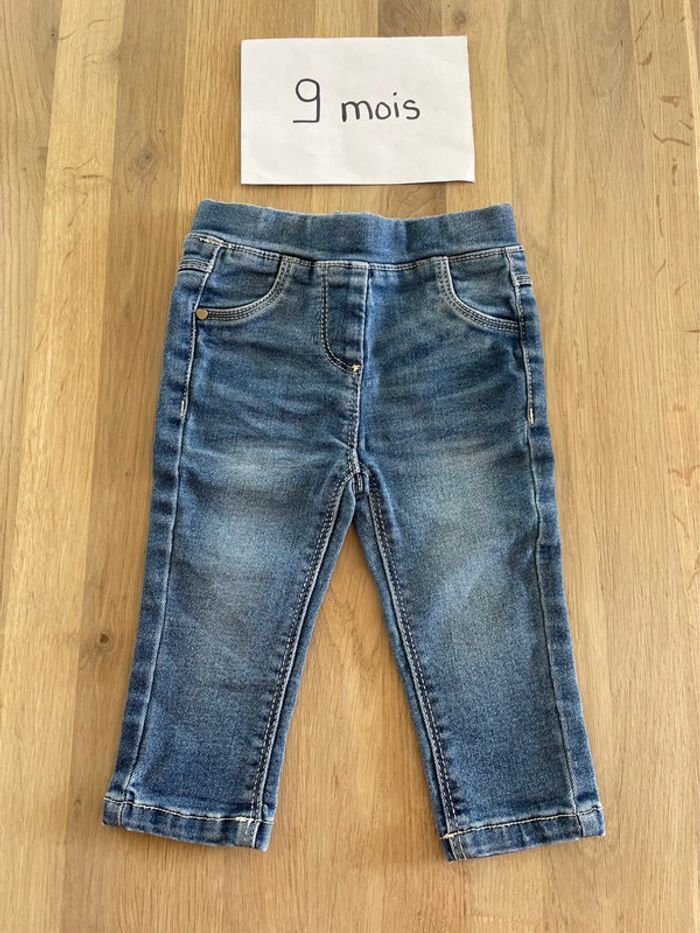 Jean fille Tape à l’œil 9 mois