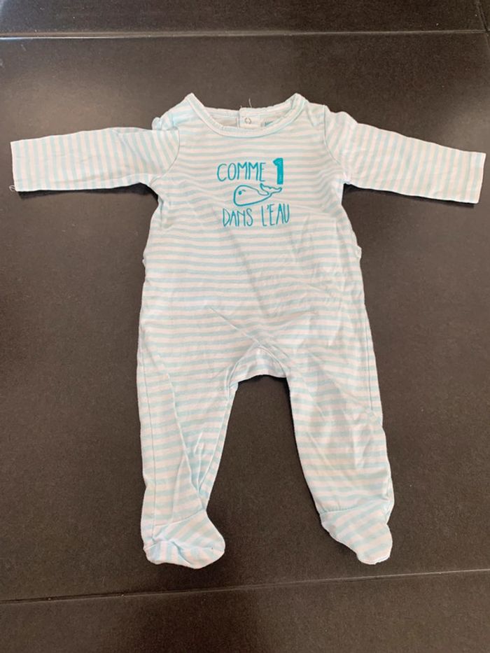 Lot pyjamas légers 3 mois garçons - photo numéro 3