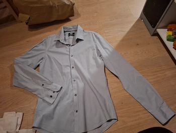 Chemise bleu ciel WE homme longue manche