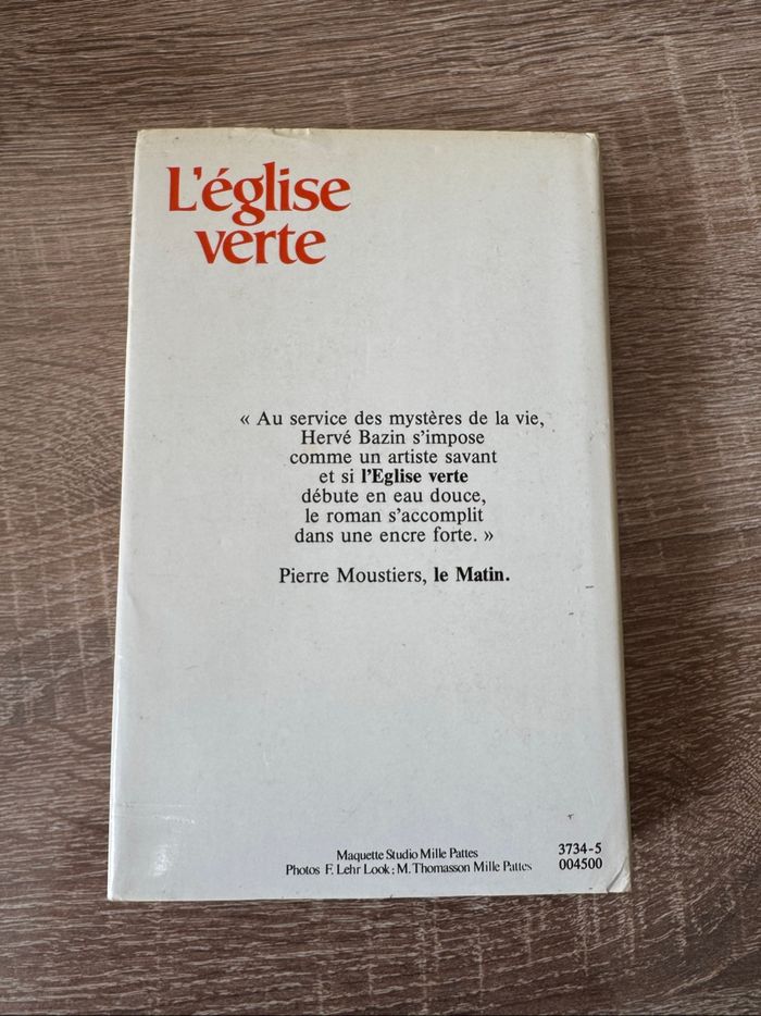 Livre l’église verte - photo numéro 2
