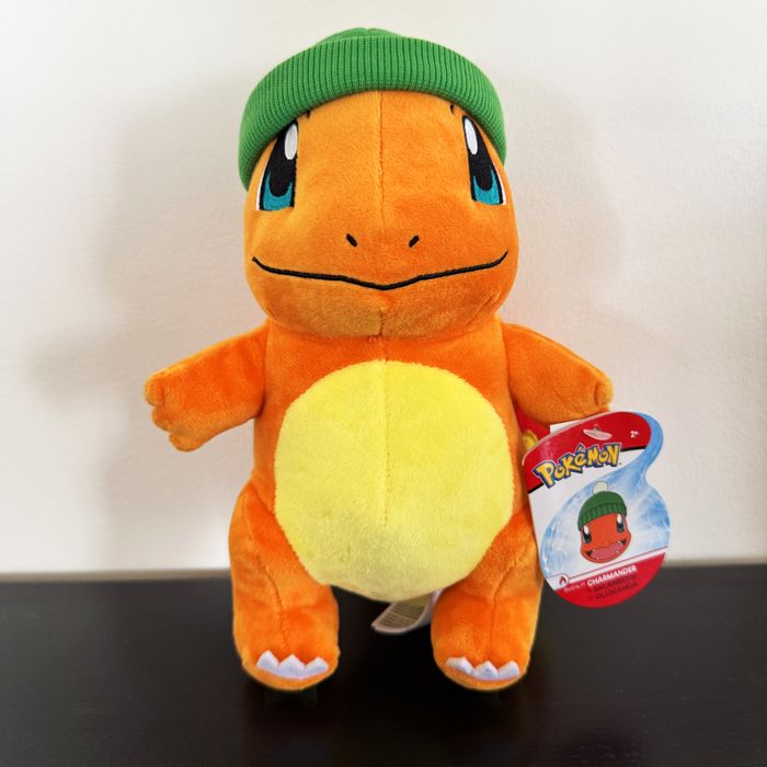 Salameche Noël Peluche Pokémon Holiday Seasonal Jazwares 20cm Charmander