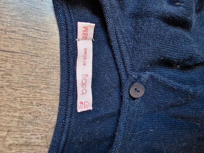 Gilet bleu 18 mois - photo numéro 2