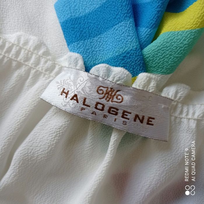 Blouse blanche et motifs colorés t44/46 - photo numéro 8